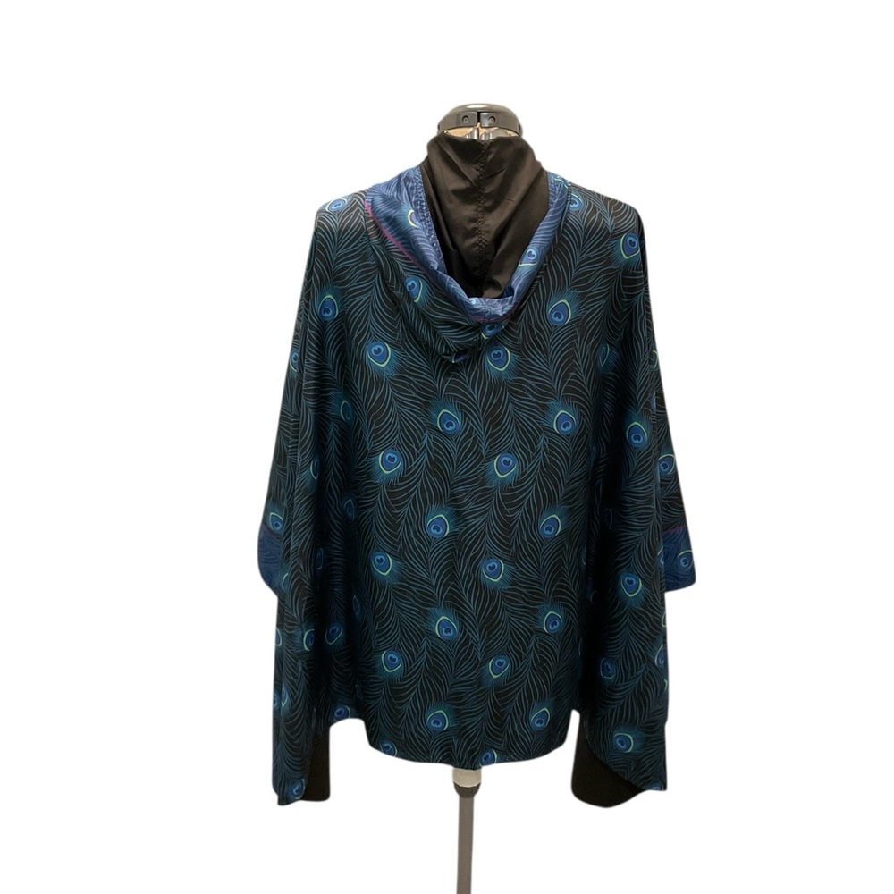 Raincaper reversible hooded rain proof poncho - Picture 4 of 8
